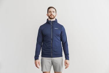 Navy Men's Nobull Softshell Jackets | USA208731