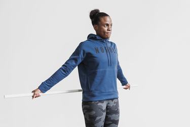 Navy Women's Nobull Hoodie | USA814273