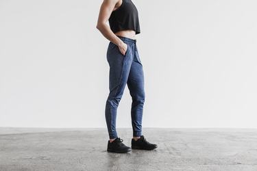 Navy Women's Nobull Joggers | USA708196