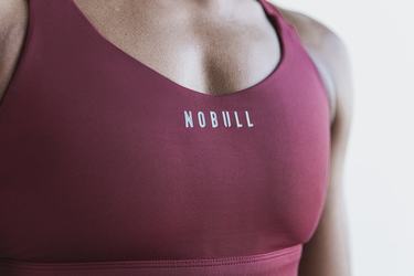 Navy Women's Nobull Pace Sports Bras | USA526490