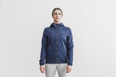 Navy Women's Nobull Softshell Jackets | USA315409