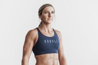 Navy Women's Nobull Swim Top | USA703648