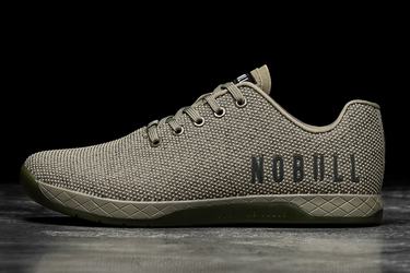 Olive Men's Nobull Superfabric Trainers | USA081396