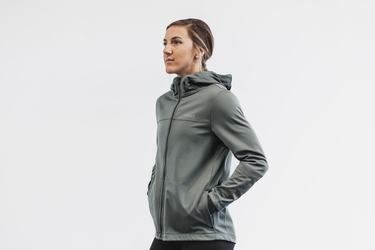 Olive Women's Nobull Softshell Jackets | USA152043