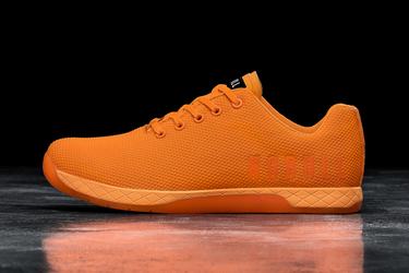 Orange Men's Nobull Superfabric Neon Trainers | USA042185