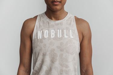 Pink Women's Nobull High-Neck Tank Tops | USA690172