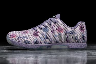 Purple Floral Women's Nobull Superfabric Trainers | USA180536