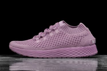 Purple Men's Nobull Knit Runner Running Shoes | USA260475