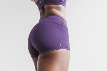 Purple Women's Nobull 2" Matte Shorts | USA572831