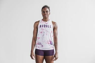 Purple Women's Nobull High-Neck Tank Tops | USA214985