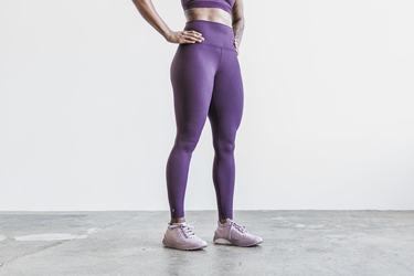 Purple Women's Nobull High-Rise Tight Matte Tights | USA936028