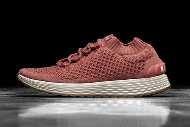 Red Men's Nobull Knit Runner Running Shoes | USA418596