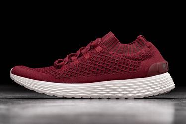 Red Men's Nobull Knit Runner Running Shoes | USA610724