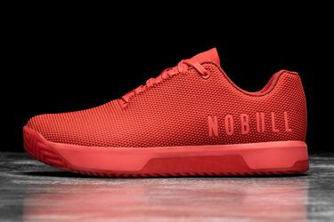 Red Men's Nobull Superfabric Trainers | USA341067