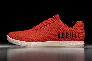 Red Women's Nobull Superfabric Trainers | USA104583