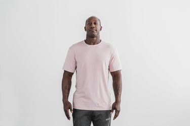 Rose Men's Nobull Lightweight T Shirts | USA587926