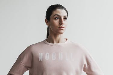 Rose Women's Nobull Crew Sweatshirts | USA872569