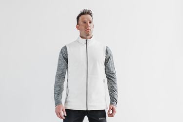 White Men's Nobull Arctic Vest | USA260758