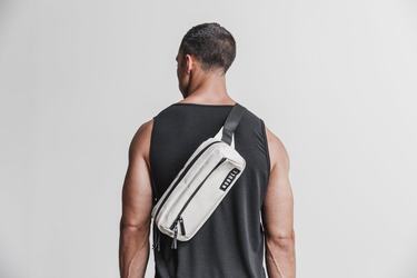 White Men's Nobull Crossbody Bags | USA183402