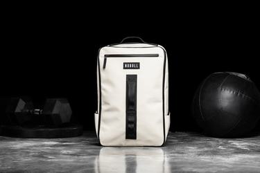 White Men's Nobull Waxed Canvas Backpacks | USA658912