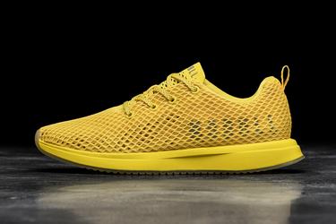 Yellow Men's Nobull Mesh Runner Running Shoes | USA426319