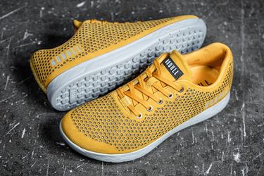 Yellow Men's Nobull Suede Trainers | USA864590